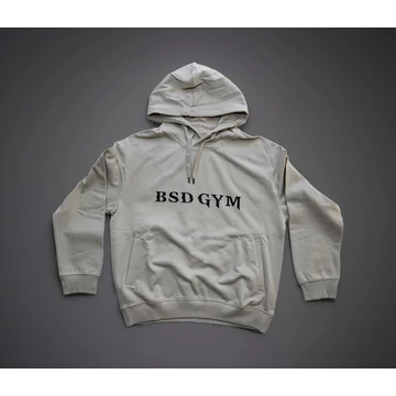 Unisex OVERSIZE kapucnis felső - drappos szürke
