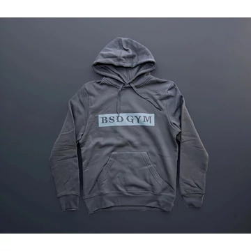 Unisex kapucnis felső - acélszürke