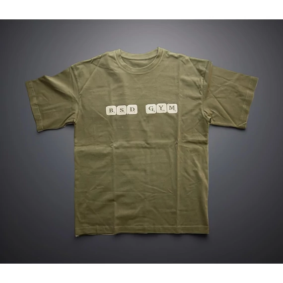 Unisex OVERSIZE póló - khaki-mandula