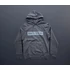 Unisex kapucnis felső - acélszürke